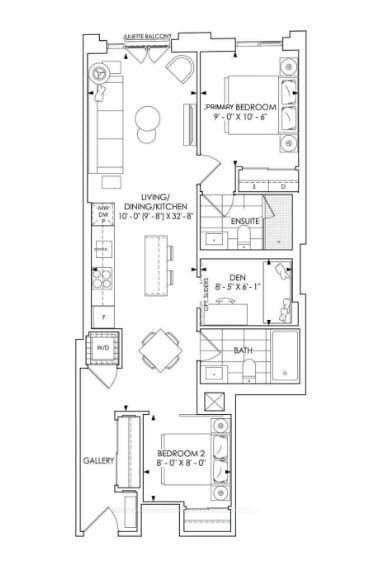 123 Portland Street 601, Toronto, ON M5V 0V9 – main photo