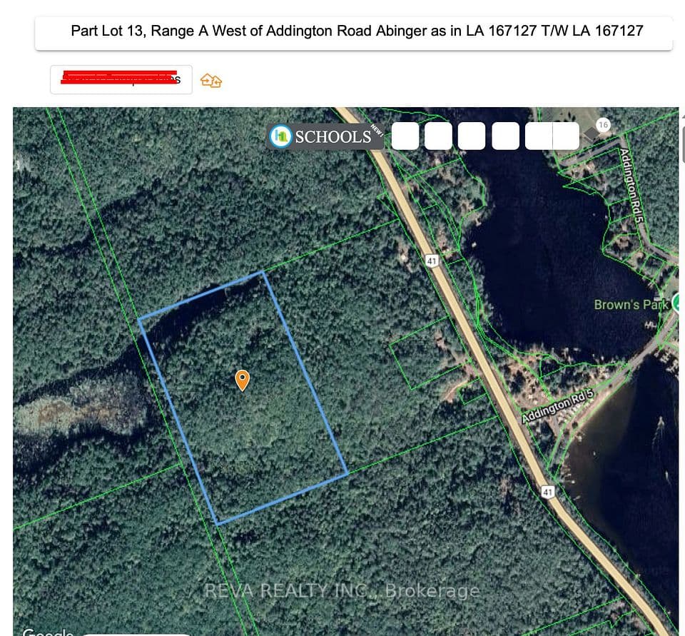 Lot 13 Addington Highlands N/A, Addington Highlands, ON K0H 1K0 – main photo